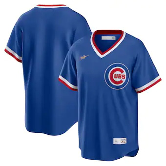 mens nike royal chicago cubs road cooperstown collection te
